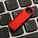 USB 2.0 Flash Memory Drive Bulk Thumb U Disk Sticks Fast Storage Capless Key Ring Design Waterproof Red 16GB