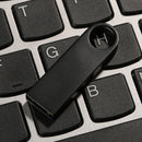 USB 2.0 Flash Memory Drive Bulk Thumb U Disk Sticks Fast Storage Capless Key Ring Design Waterproof Black 256GB