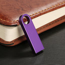 USB 2.0 Flash Memory Drive Bulk Thumb U Disk Sticks Fast Storage Capless Key Ring Design Waterproof Purple 256GB