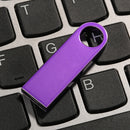 USB 2.0 Flash Memory Drive Bulk Thumb U Disk Sticks Fast Storage Capless Key Ring Design Waterproof Purple 256GB