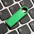 USB 2.0 Flash Memory Drive Bulk Thumb U Disk Sticks Fast Storage Capless Key Ring Design Waterproof Green 256GB