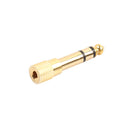 6.35mm 1/4 Inch Male Plug to 3.5mm Female Stereo Headphone Jack Socket Mini Adapter