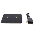 Dual Wireless Charger Fast Charging Pad Dock Mat Plate for iPhone X 8 8Plus, Samsung Galaxy Note8 S8 S8+ S7 S7 Edge and Other Qi-enabled Device(AC Adapter Included)