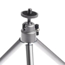 Mini Adjustable Tabletop Tripod Mount for Smartphone GoPro Stabilizer Silver
