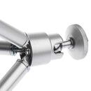 Mini Adjustable Tabletop Tripod Mount for Smartphone GoPro Stabilizer Silver