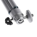 5 Section Camera Tripod Portable Aluminium Monopod With 360 Degree Ball Head and 90-Degree Tilt for Small Digital Cameras Silver