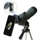 Smartphone Tablet Suction Clamp for iOS Android iPad Work with Binoculars Monocular Spotting Scopes Telescopes and Microscopes Camera Lens-Clip-on Mount