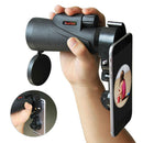 Smartphone Tablet Suction Clamp for iOS Android iPad Work with Binoculars Monocular Spotting Scopes Telescopes and Microscopes Camera Lens-Clip-on Mount
