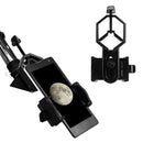 Universal Telescope Camera Adapter Mobile Phone Holder Mount Work with Binocular Monocular Spotting Scope Microscope Clip for iPhone X Samsung S8 Sony HTC Huawei and Many Other Phones