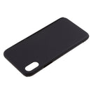 360 Degree All-round Protective Slim Fit Case Cover with Tempered Glass Screen Protector Skin for Apple iPhone X 5.8inch Black