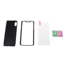 360 Degree All-round Protective Slim Fit Case Cover with Tempered Glass Screen Protector Skin for Apple iPhone X 5.8inch Black