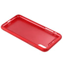 360 Degree All-round Protective Slim Fit Case Cover with Tempered Glass Screen Protector Skin for Apple iPhone X 5.8inch Red