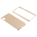 For iPhone X Case, Perfect Slim Fit Ultra Thin Lightweight Dirt/Dust Proof Hard PC Case 360 All-round Full Body Protective Back Cover Case for Apple iPhone X 5.8 inch Gold