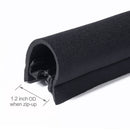 4 Pieces Cable Management Sleeve , Cord Management System and Zipper for TV / Computer / Home Entertainment, 19-20 inch Flexible Cable Sleeve Wrap Cover Organizer Black