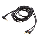 3.5mm Male to A2DC Upgrade Cable for Audio-Technica E40 50 70 HDC313A Earphone Audio Cord Black