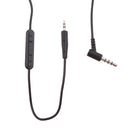 Replacement 3.5mm to 2.5mm Audio Cable for Bose OE2 Headphone with Remote Volume Control and Mic Black