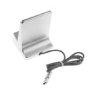 Unviersal Smart Phone Magnetic Charger Dock Station Cradle Charging Socket For Samsung S8 S7 iPhone 7 8 X Silver