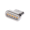 Aluminum Micro USB Magnetic Tip Convert Connector for Android Cell Phones Silver