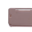 TPU Leather Magnetic Case Flip Cover Stand Function with Smart View Window Mobile Phone Protective for Huawei Mate 10 Pro 6.0 inch Gold