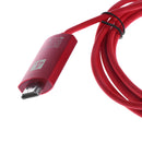 USB-C to HDMI Cable ?USB 3.1 Type-C Male to HDMI Male Cable 4K@60Hz HDTV Adapter Cable for 2016 MacBook Pro, 2015 Macbook, Samsung Galaxy S8 / S8+ (Compatible with Thunderbolt 3 ) 6.66ft/2m
