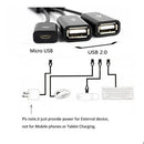 Micro Usb HUB Adaptor with Power ? 3-Port Charging OTG Host Cable Cord Adapter for Raspberry Pi 2 3 Pi Zero Android Smart Phone Tablet Samsung Galaxy HTC