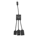 Micro Usb HUB Adaptor with Power ? 3-Port Charging OTG Host Cable Cord Adapter for Raspberry Pi 2 3 Pi Zero Android Smart Phone Tablet Samsung Galaxy HTC
