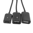 Micro Usb HUB Adaptor with Power ? 3-Port Charging OTG Host Cable Cord Adapter for Raspberry Pi 2 3 Pi Zero Android Smart Phone Tablet Samsung Galaxy HTC