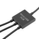 Micro Usb HUB Adaptor with Power ? 3-Port Charging OTG Host Cable Cord Adapter for Raspberry Pi 2 3 Pi Zero Android Smart Phone Tablet Samsung Galaxy HTC