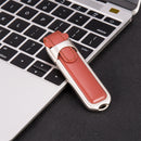 Metal and PU Leather USB 2.0 Flash Memory Drive Stick Pen Thumb U Disk For Data Storages 32GB Brown