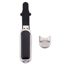 Metal and PU Leather USB 2.0 Flash Memory Drive Stick Pen Thumb U Disk For Data Storages 256GB Black