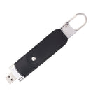 PU Leather USB2.0 Flash Memory Stick Thumb Disk Alloy Metal Rotating & Hook Lock For iPad/PC Tablet Black 256GB