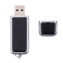 USB 2.0 Flash Memory Drive Thumb Pen U Disk Sticks Fast Storage with Cap Key Ring Design Waterproof Black 128GB