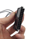 24-Pin 20+4Pin Triple PSU ATX Power Supply Motherboard Adapter Cable Wire