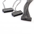 24-Pin 20+4Pin Triple PSU ATX Power Supply Motherboard Adapter Cable Wire