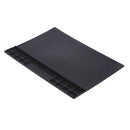 Cellphone Repair Mat, Multi-function Heat Insulation Silicone Repair Tools Pad Desk Mat Maintenance Platform for Soldering Iron Repair Station, Watch Repair, Black