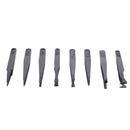 8 in 1 Professional Multi-purpose Plastic Anti-Static Tweezers Set Repair Tools for iPhone X 8 8 Plus Samsung Galaxy S8 S8+ Smart Phones, iPads, Laptops