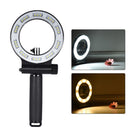 40 Meter Waterproof High Power Dimmable LED Video Ring Light Fill Night Diving Underwater Light for Gopro Hero 6 Hero 5 Hero4 Hero3+ Hero3 session and SJCAM vs Xiaoyi