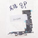 Charging Port Dock Connector Flex Cable with Headphone Jack Microphone Replacment Assembly for Apple iPhone 8 Plus Black
