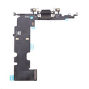 Charging Port Dock Connector Flex Cable with Headphone Jack Microphone Replacment Assembly for Apple iPhone 8 Plus Black