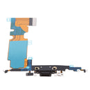Charging Port Dock Connector Flex Cable with Headphone Jack Microphone Replacment Assembly for Apple iPhone 8 Plus Black