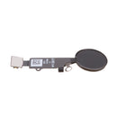 Replacement Home Menu Button for iPhone 8 / 8 Plus with Flex Cable Touch ID Sensor Main Key Assembly, Black