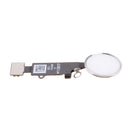 Replacement Home Menu Button for iPhone 8 / 8 Plus with Flex Cable Touch ID Sensor Main Key Assembly, Silver