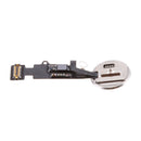 Replacement Home Menu Button for iPhone 8 / 8 Plus with Flex Cable Touch ID Sensor Main Key Assembly, Silver