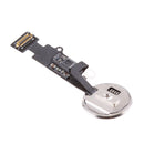 Replacement Home Menu Button for iPhone 8 / 8 Plus with Flex Cable Touch ID Sensor Main Key Assembly, Silver