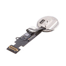 Replacement Home Menu Button for iPhone 8 / 8 Plus with Flex Cable Touch ID Sensor Main Key Assembly, Silver