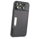 Phone Lens Case Cover for iPhone X , 6 in 1 160Â° Fisheye Lens + 10X/20X Macro Lens + 0.65X Wide Angle Lens + Telescope Lens with Dust Proof Plastic Case with for iPhone X