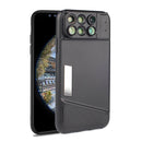Phone Lens Case Cover for iPhone X , 6 in 1 160Â° Fisheye Lens + 10X/20X Macro Lens + 0.65X Wide Angle Lens + Telescope Lens with Dust Proof Plastic Case with for iPhone X