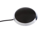 3.5mm Boundary Omnidirectional Desktop Condenser Microphone Silver Black