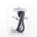 USB 2.0 Male to 3.5mm x 1.35mm 5V DC Power Supply Cable Barrel Connector Black