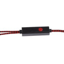 In-Ear Headphone, 3.5mm Jack Nylon Braided Bass Earbud Earphone With Mic For iPhone Samsung Red